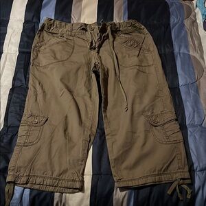 Women’s Brown Cargo Shorts